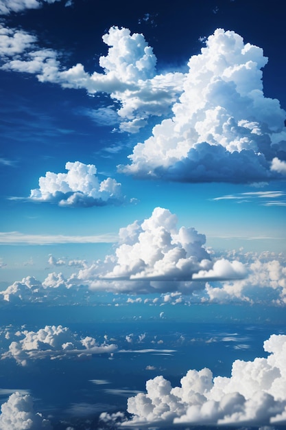 Photo d'un beau ciel avec des nuages