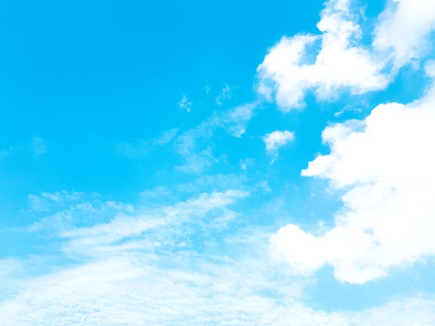 photo d'un beau fond de ciel bleu nuageux.