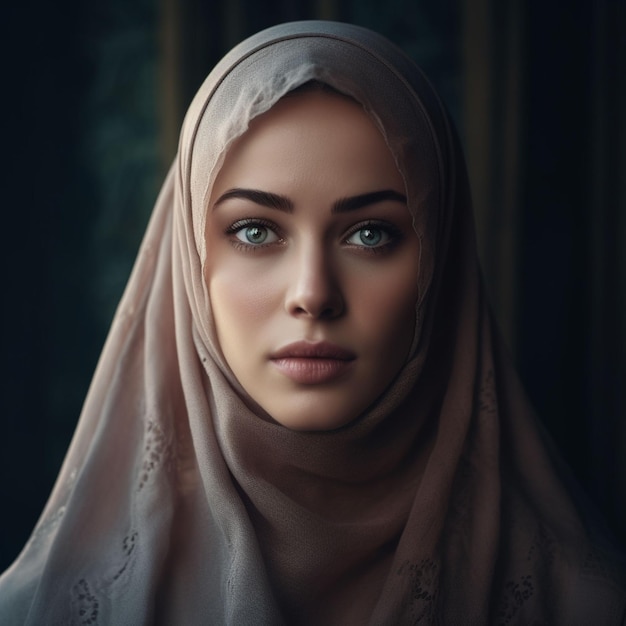 photo belle femme portant le hijab