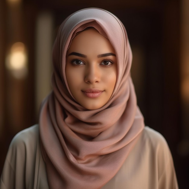 photo belle femme portant le hijab