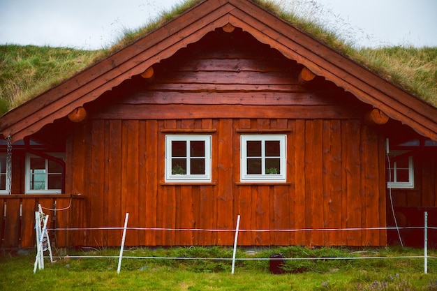 photo avec une belle nature en été en Norvège