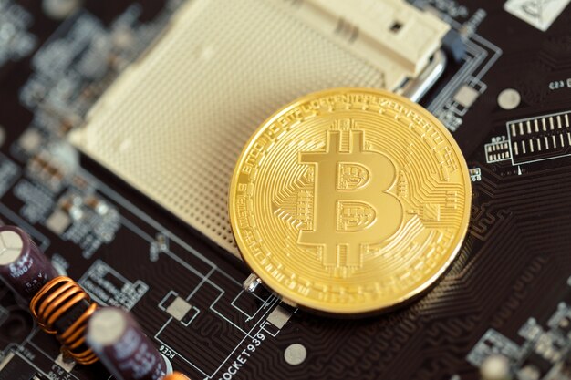 Photo Bitcoin D&#39;or