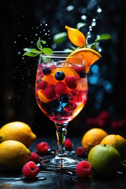 photo de boisson de fruits frais