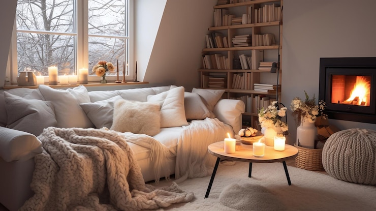 Photo une photo d'une chambre confortable