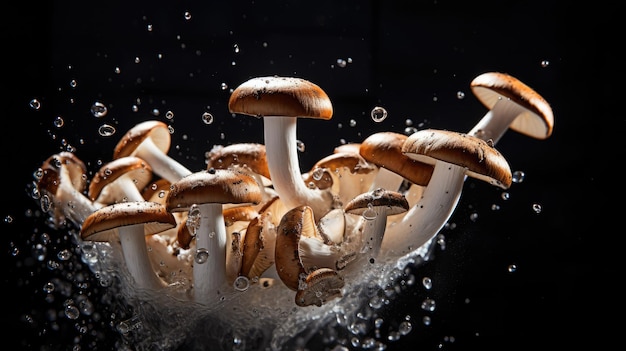 une photo de champignons