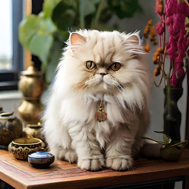 Une photo de chat Joli regard dans la caméra