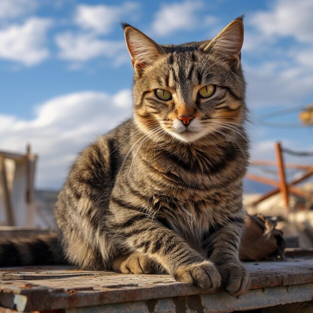 photo de chat photo complète haute qualité hdr 16k ultra hd sauvage