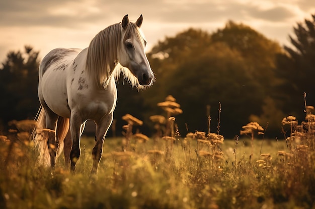 Photo d'un cheval à l'extérieur