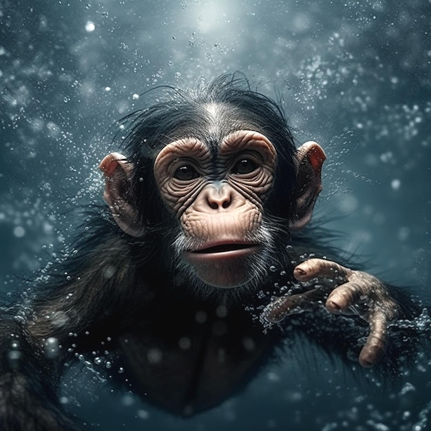 une photo de chimpanzé