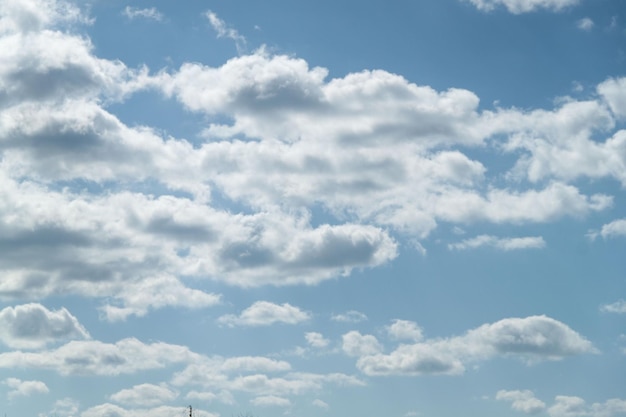 Une photo d'un ciel nuageux Fond de ciel nuages naturels