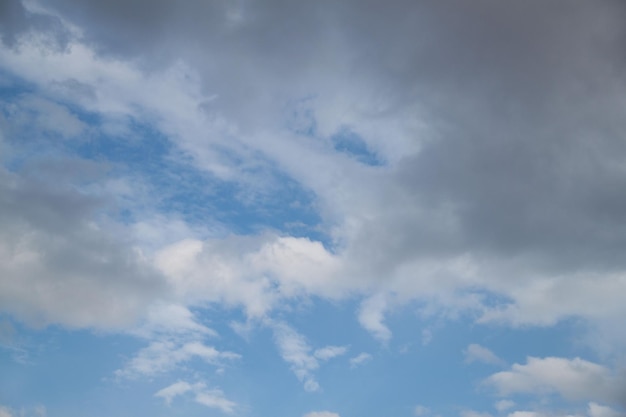 Une photo d'un ciel nuageux Fond de ciel nuages naturels