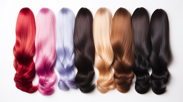 Photo une photo de colorants pour les cheveux