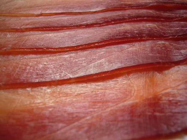 Photo une photo complète du bacon.