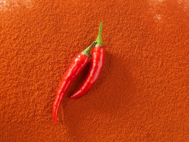 Photo une photo complète du paprika.