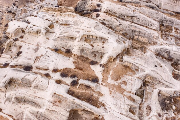 Photo une photo complète des formations rocheuses