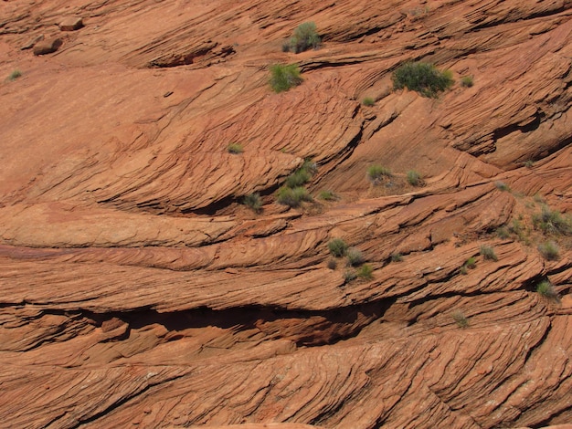 Photo une photo complète des formations rocheuses