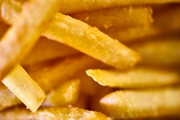 Une photo complète des frites.