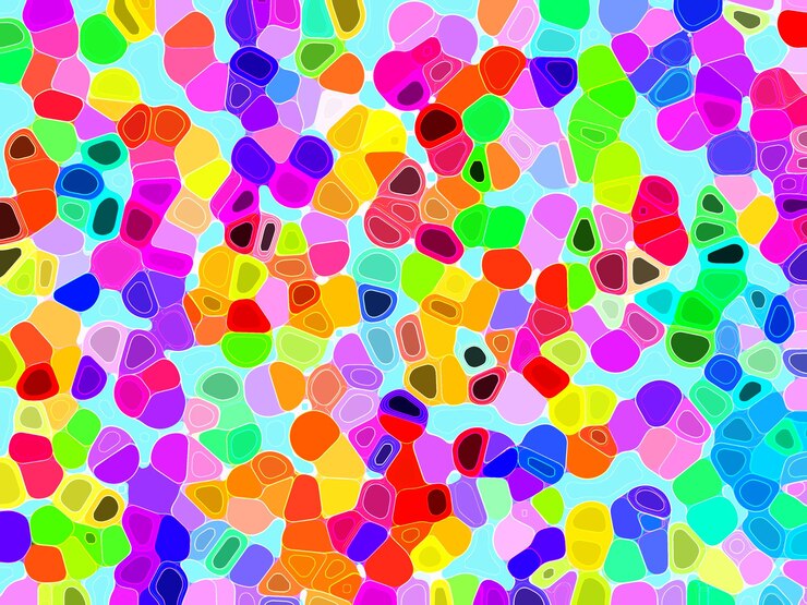 Photo une photo complète d'un jouet multicolore dans une piscine