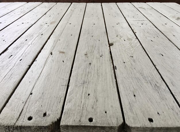 Photo une photo complète de planches de bois