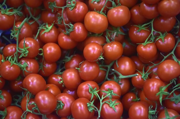 Une photo complète de tomates à vendre.