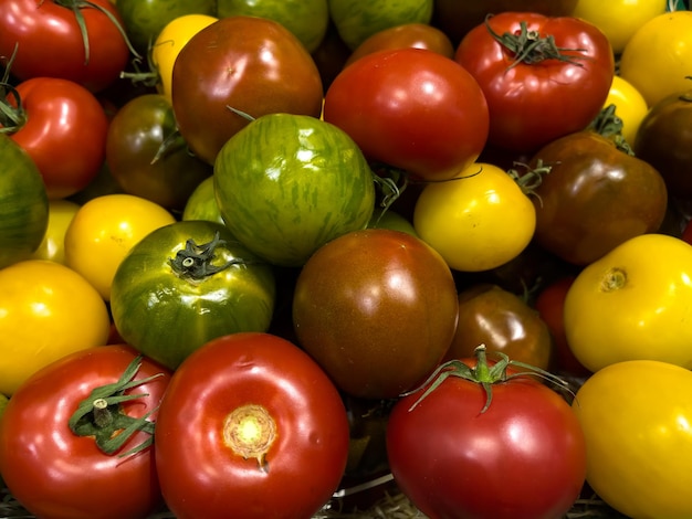 Photo une photo complète de tomates.