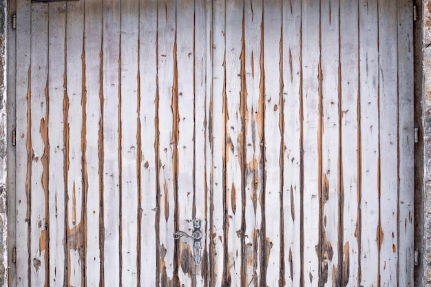 Photo une photo complète d'un vieux mur en bois