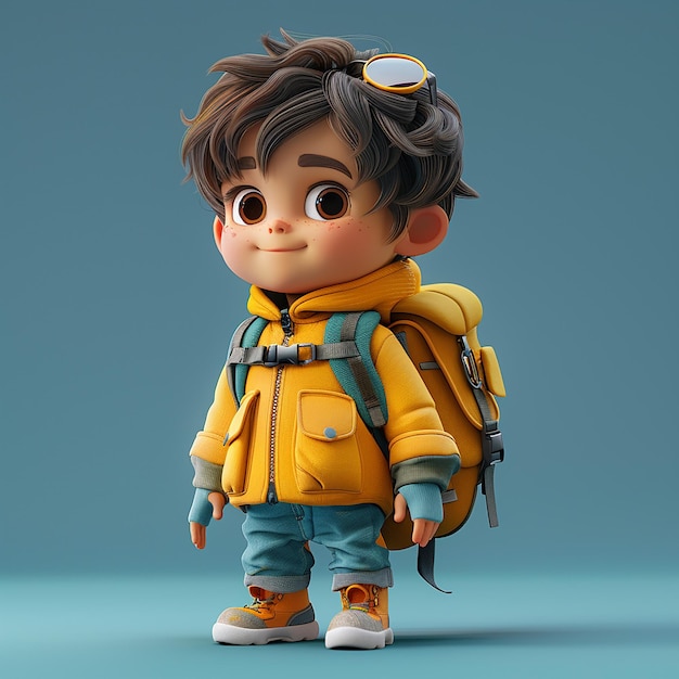 une photo de la conception de personnages de dessins animés en 3D