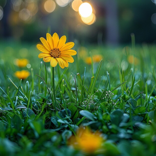 Photo conceptuelle du début du printemps et de l'été