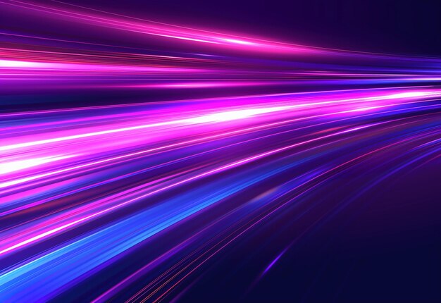 Photo de connexion de données couleur néon lignes de mouvement de vitesse numérique arrière-plan abstrait moderne