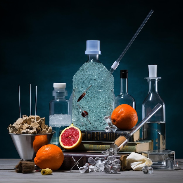 photo covid nature morte avec le vaccin