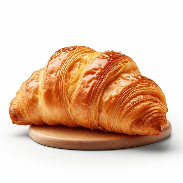 Une photo de croissant