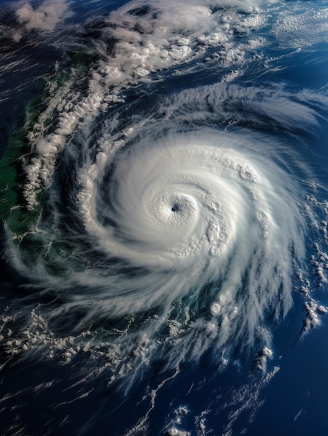 Une photo d'un cyclone tropical avec la légende " palmetto " en bas.