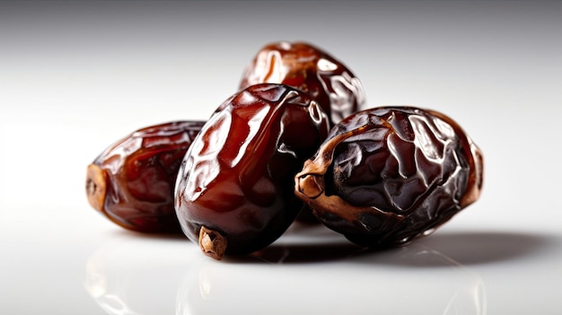 Une photo de dates sur une table