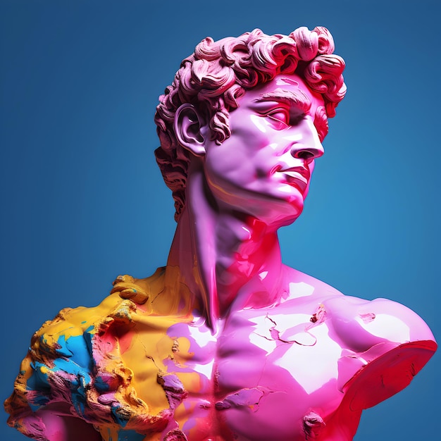 Photo David Michelangelo Esthétique David Michelangelo sculpture générative ai