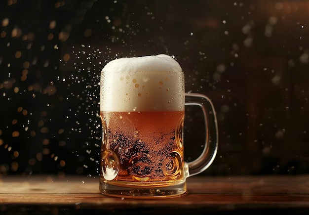 Photo d'une délicieuse tasse en verre d'un assortiment d'alcool de bière sur fond blanc