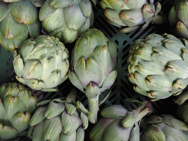 Une photo détaillée des légumes