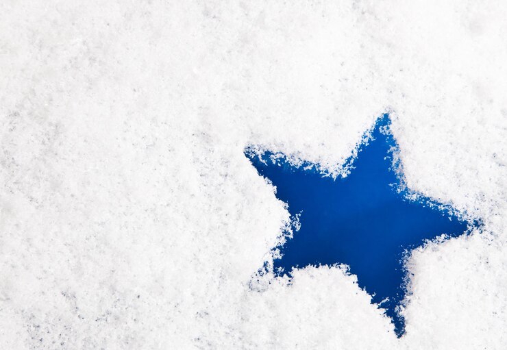 Photo une photo détaillée de la neige