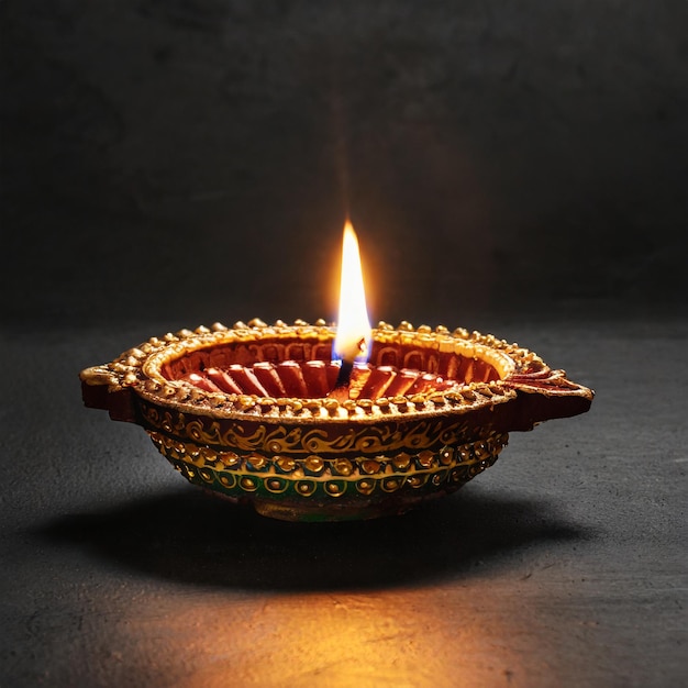 photo diwali festival des lumières tradition générée par l'IA