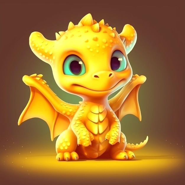 une photo de dragon