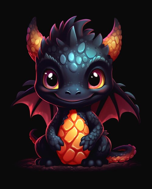 une photo de dragon