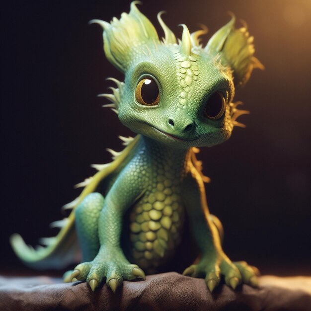 une photo de dragon