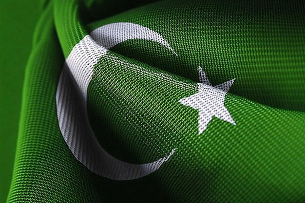 Photo d'un drapeau pakistanais