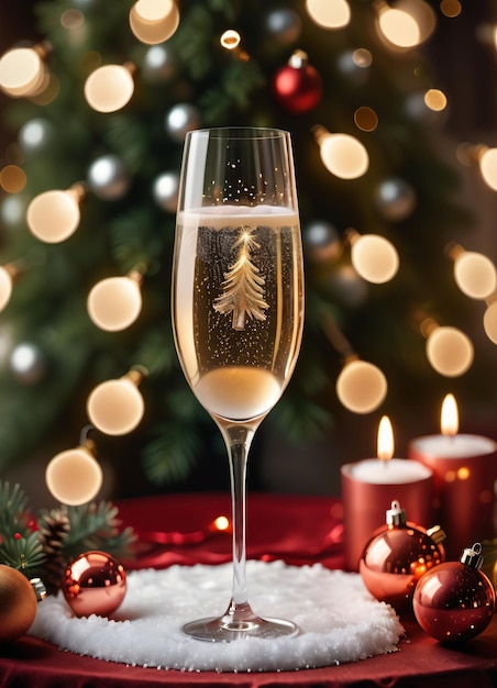 Photo du Champagne de Noël