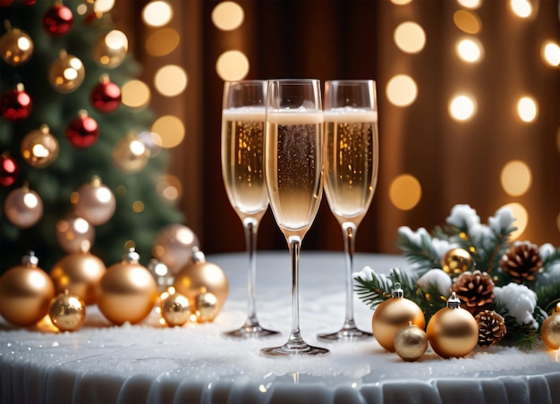 Photo du Champagne de Noël