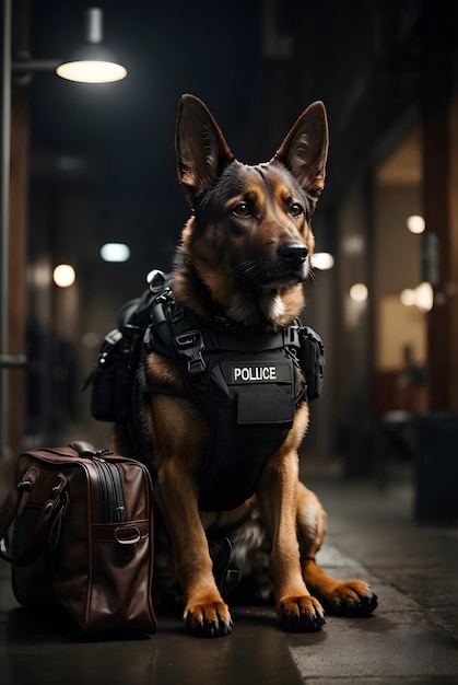 photo du chien policier K9