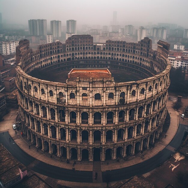 Photo une photo du colosseum