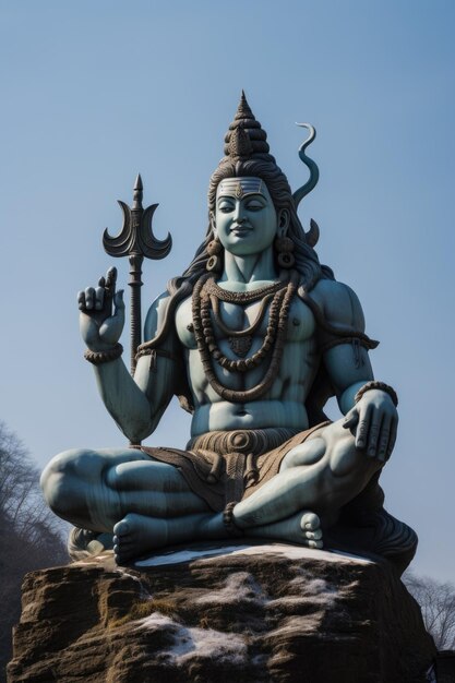 Une photo du dieu Shiva