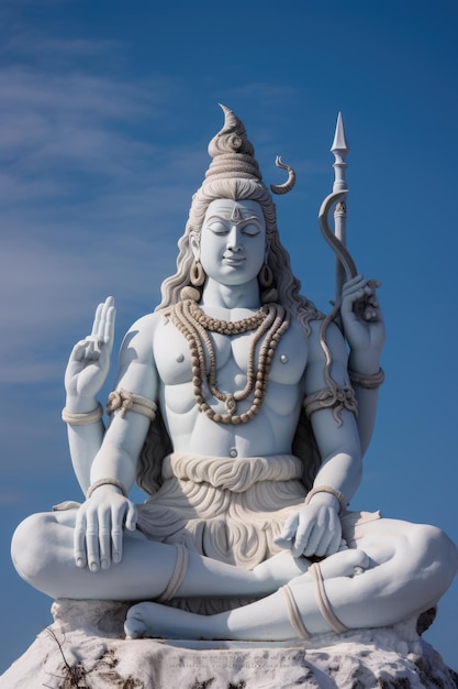 Une photo du dieu Shiva