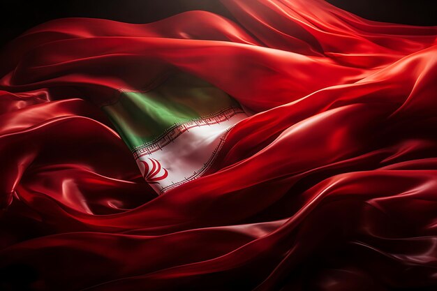 Photo du drapeau iranien