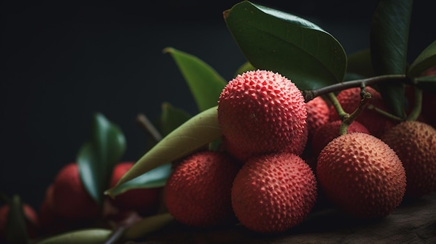 photo du fruit du litchi